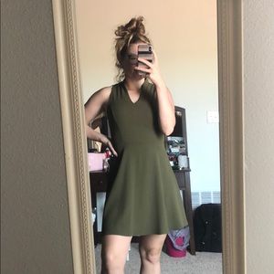 Olive green Gianni bini dress